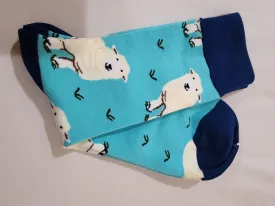 Colourful socks - sheep in sky