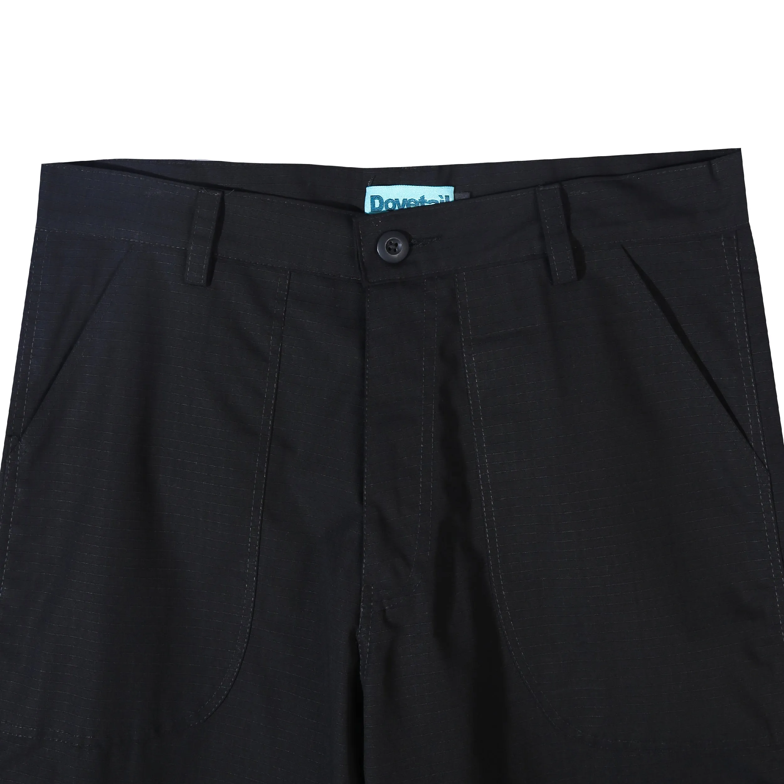 Core Logo Embroidery Pants - Black