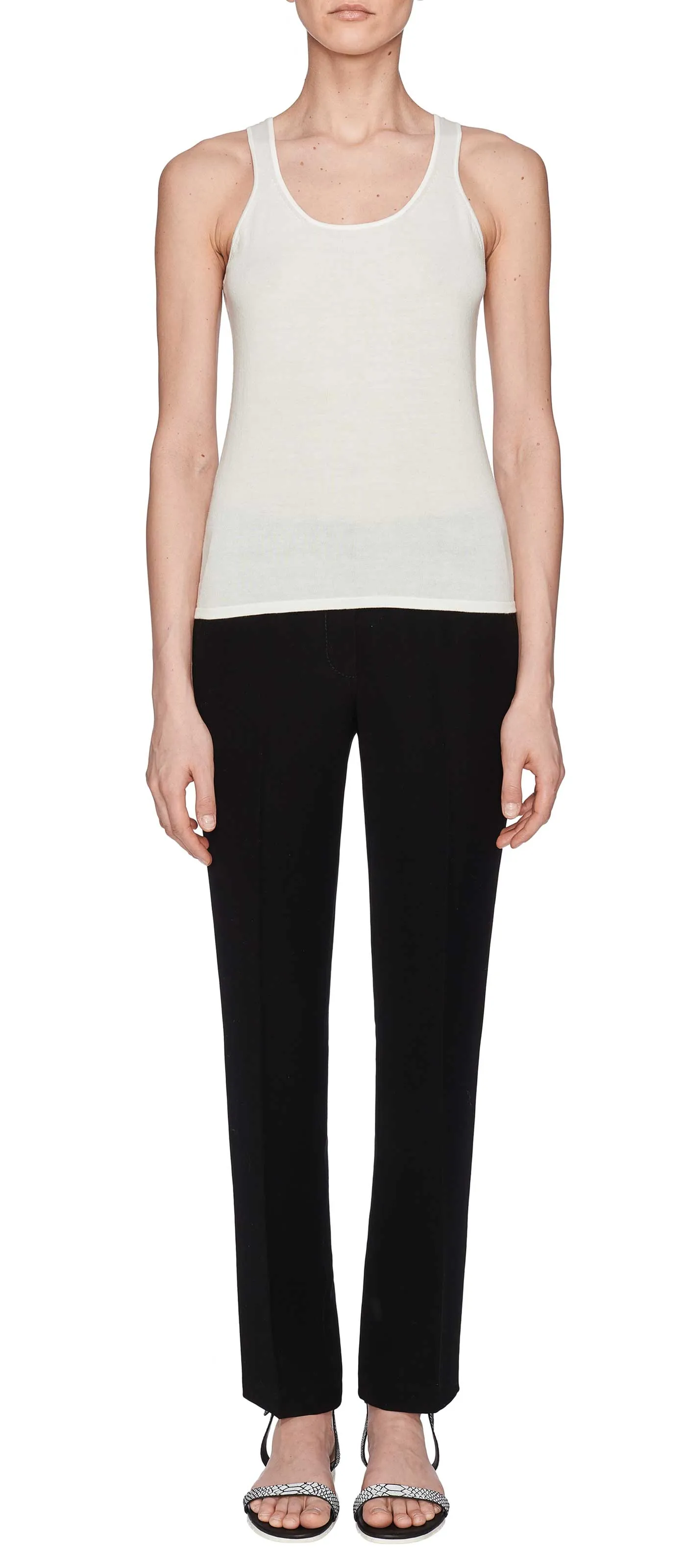 COTTON CREWNECK TANK