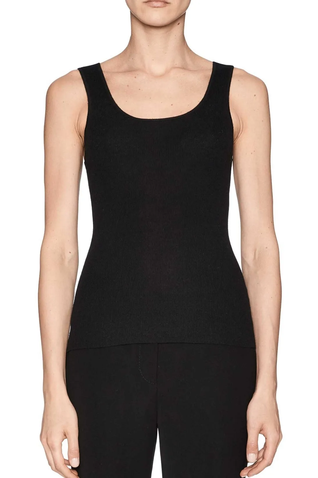 COTTON CREWNECK TANK