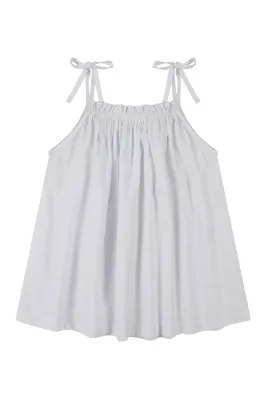 Cotton sundress / WHITE
