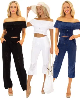 Cotton Top - Black, White or Navy