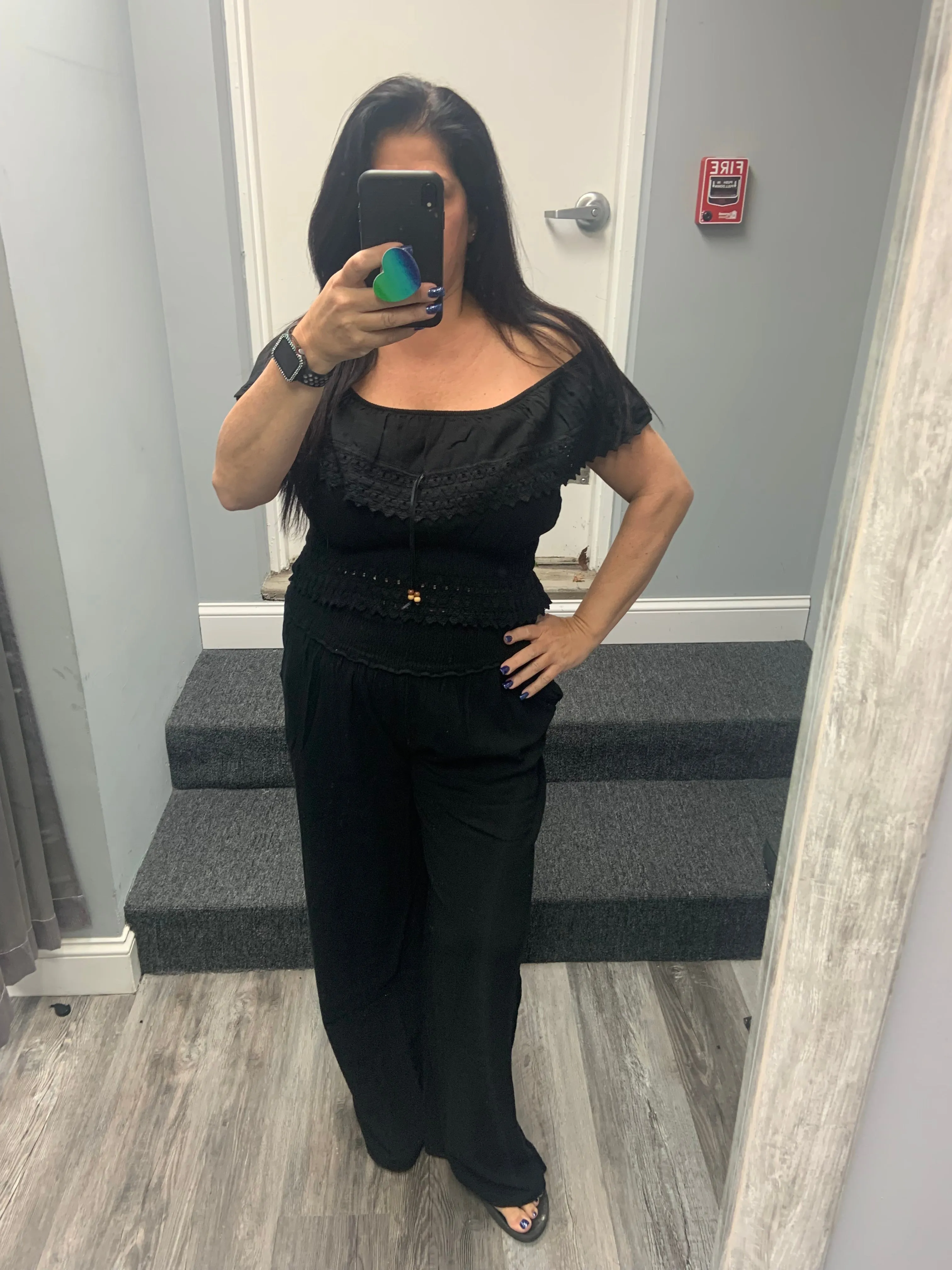 Cotton Top - Black, White or Navy