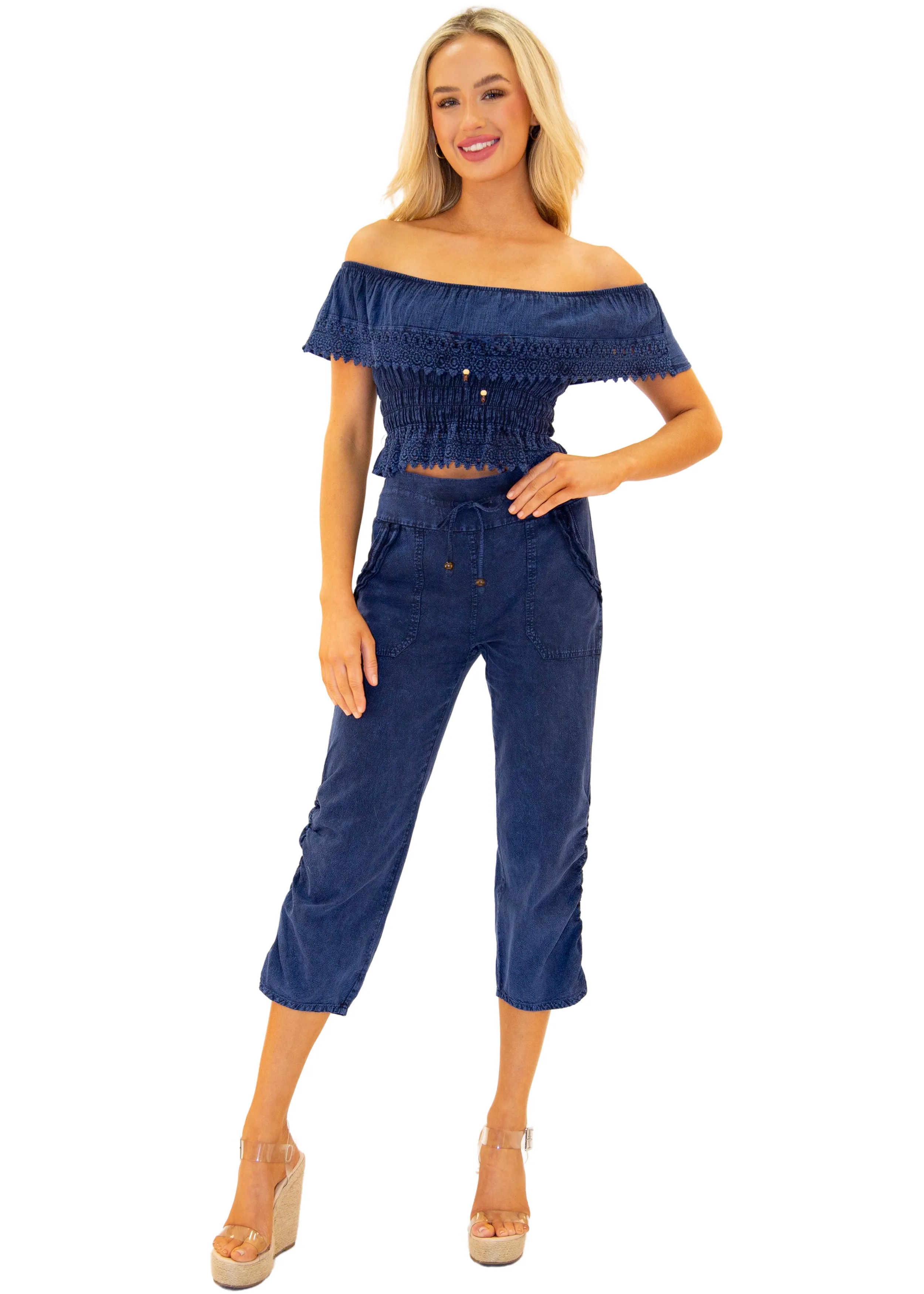 Cotton Top - Black, White or Navy