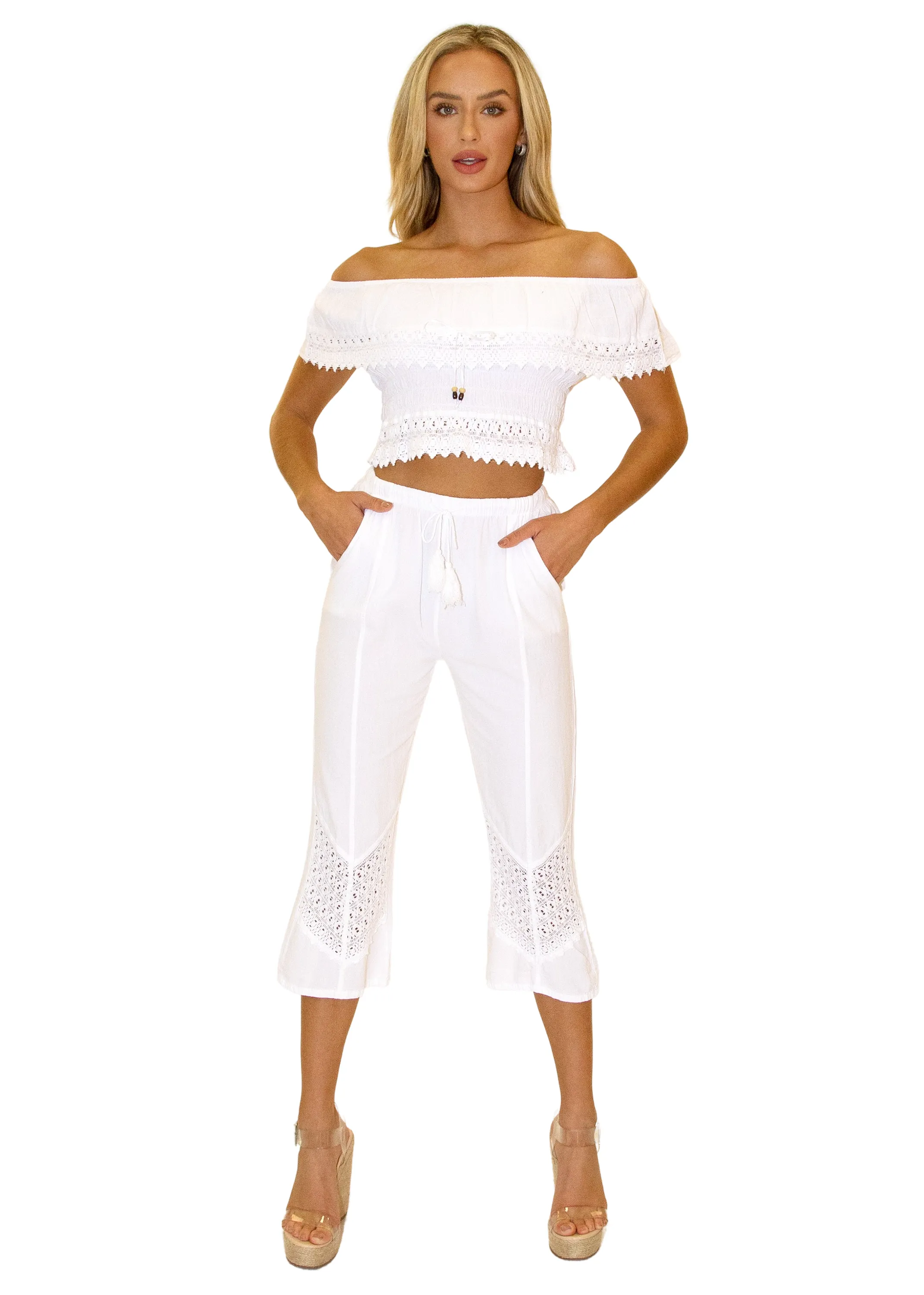 Cotton Top - Black, White or Navy