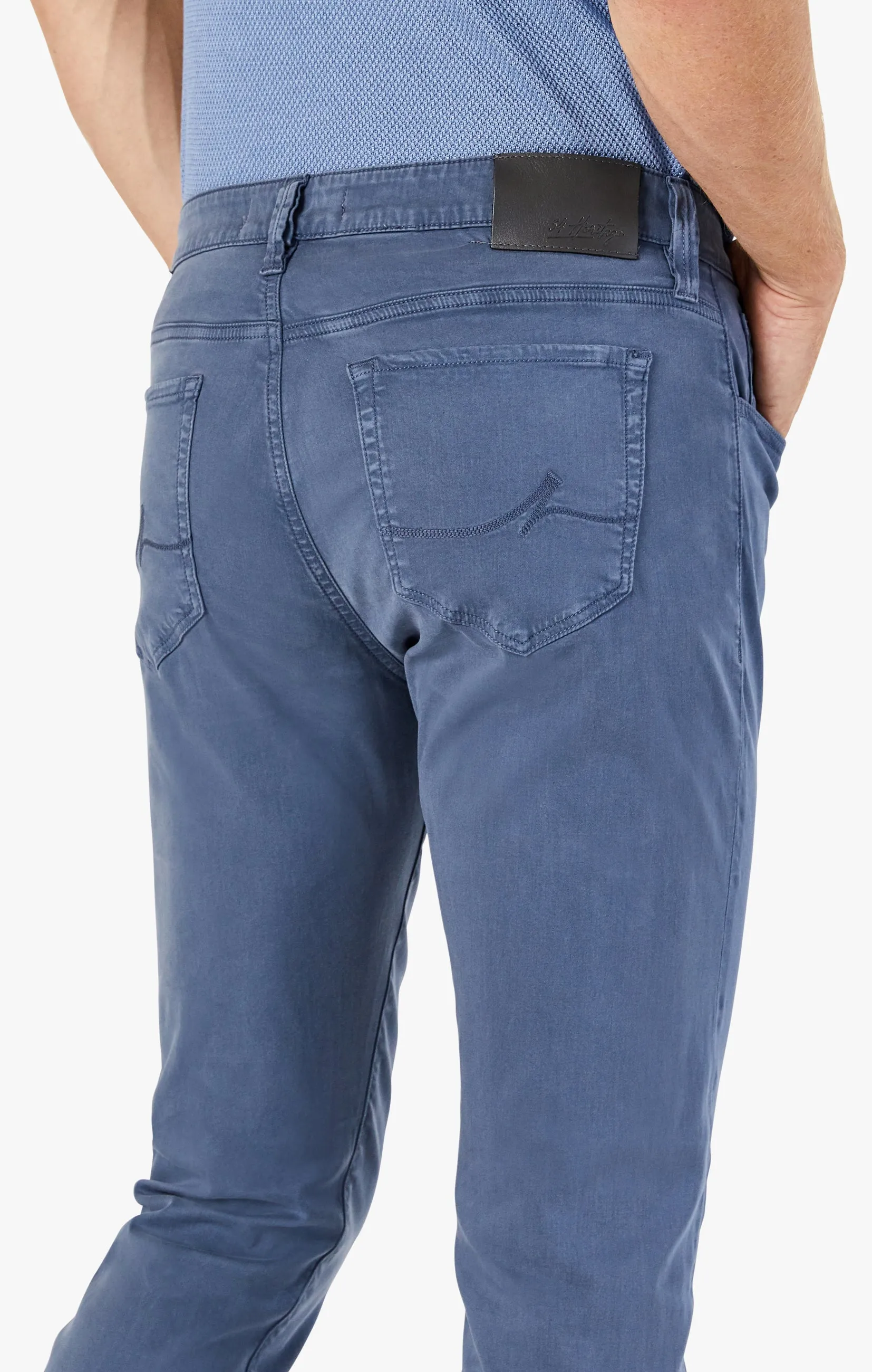 Courage Straight Leg Pants In Vintage Indigo Twill