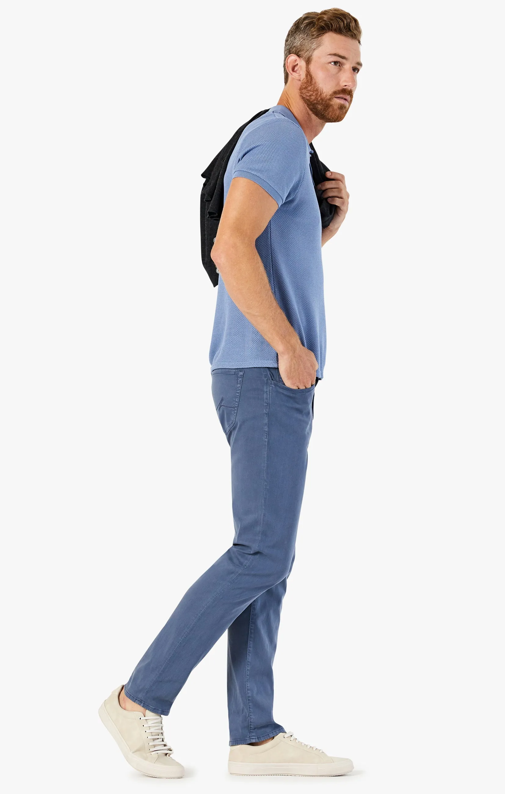 Courage Straight Leg Pants In Vintage Indigo Twill