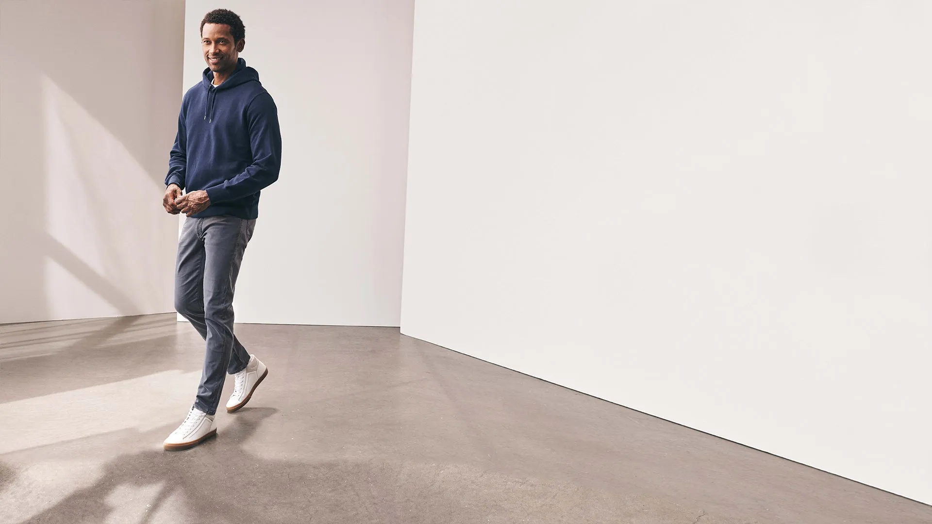 Courage Straight Leg Pants In Vintage Indigo Twill