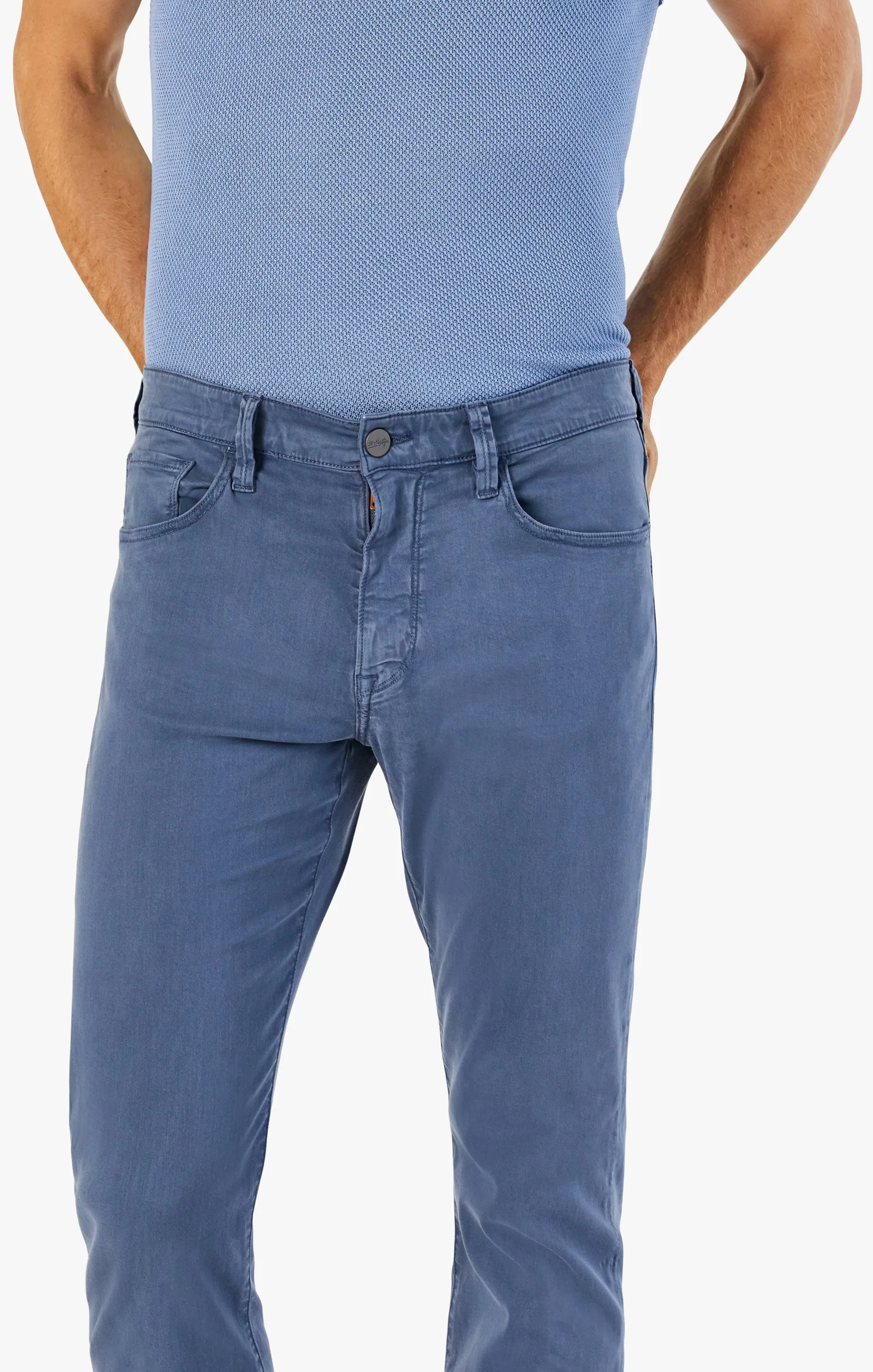 Courage Straight Leg Pants In Vintage Indigo Twill