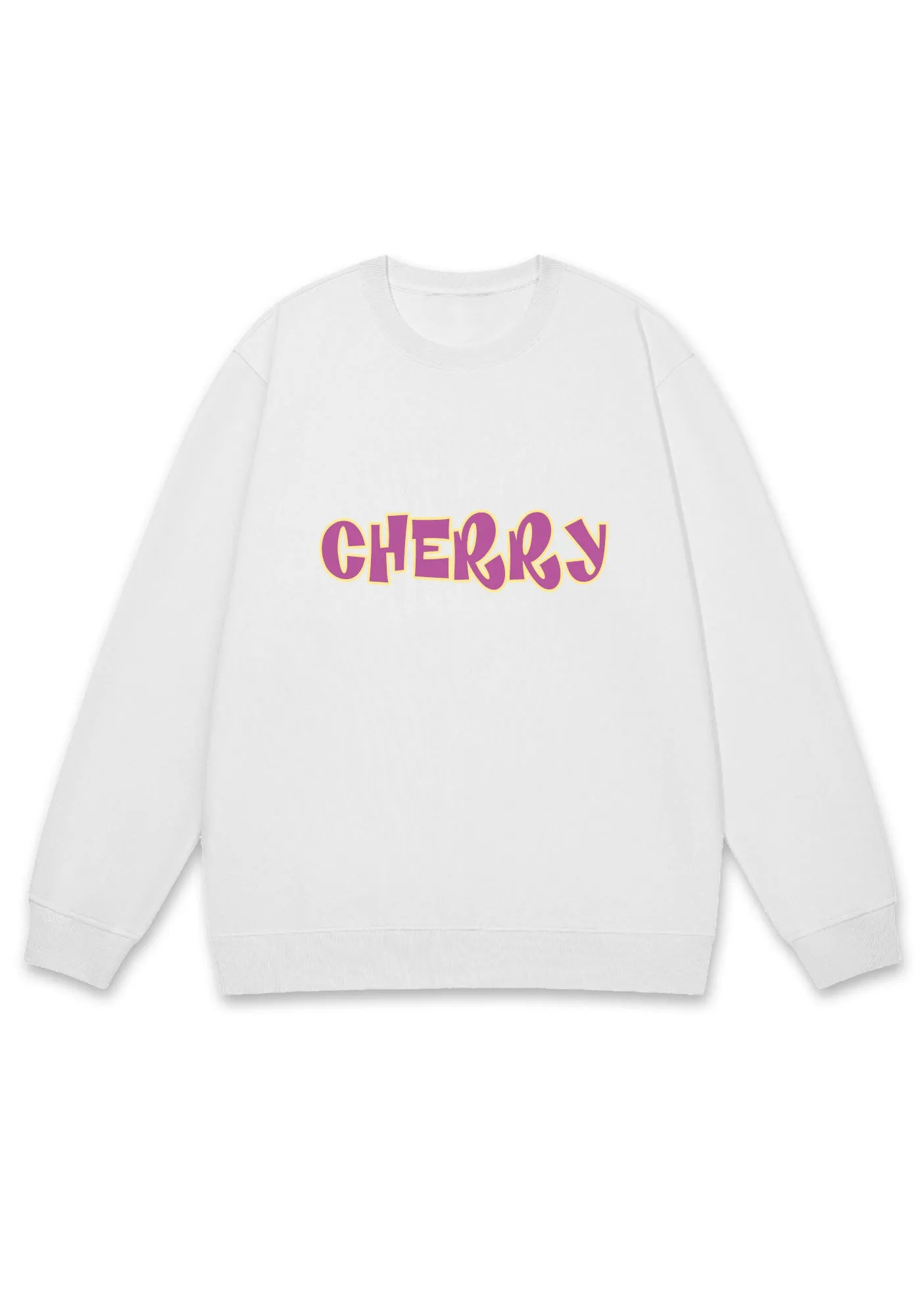 Custom Name Design Y2K Sweatshirt Cherrykitten
