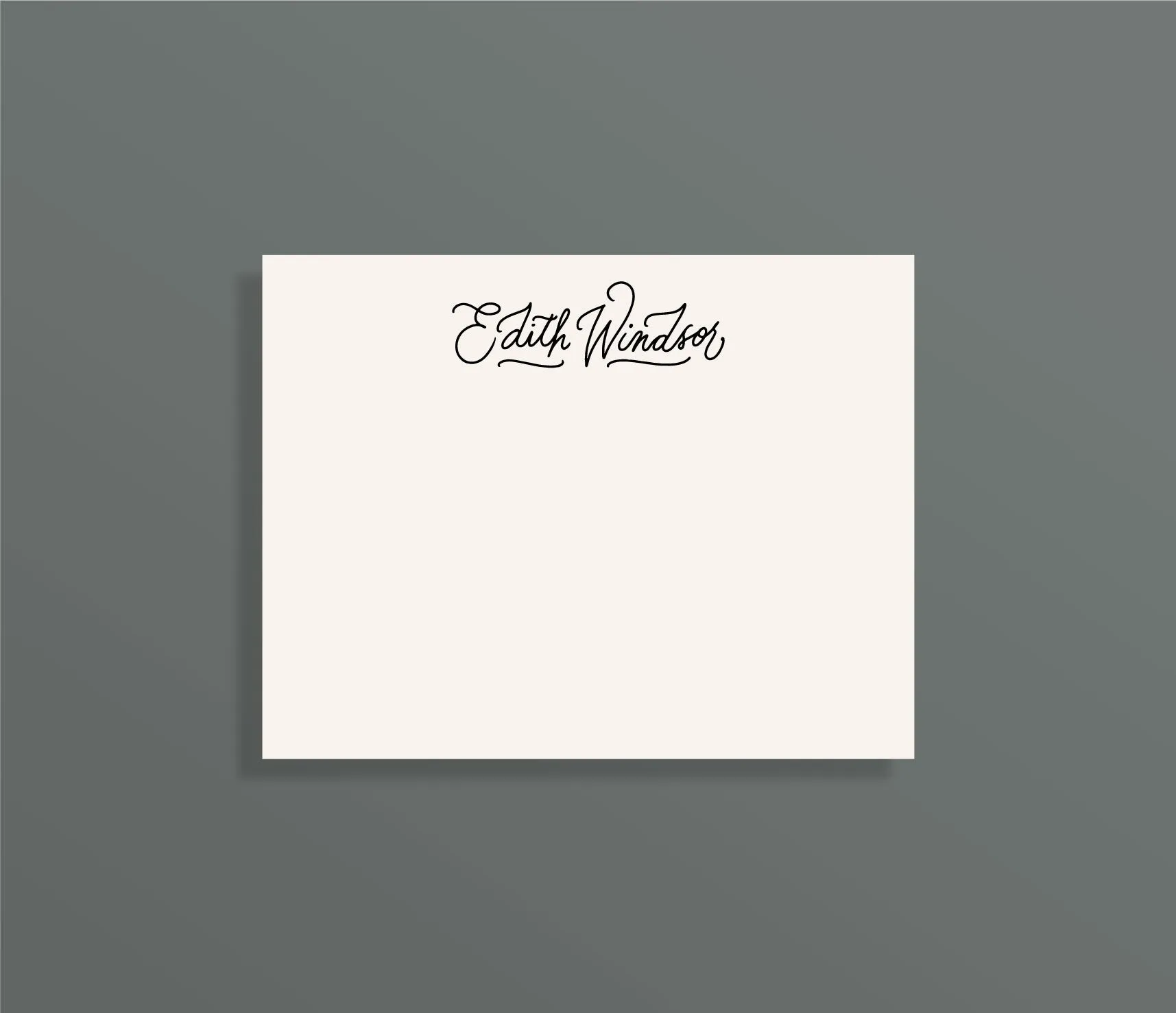 Dash Custom Letterpress Stationery