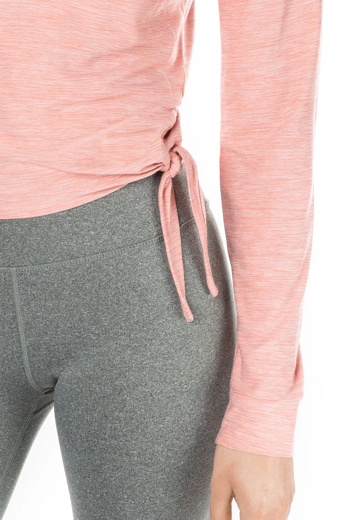 Day-To-Day Side-Tie Long Sleeve Top