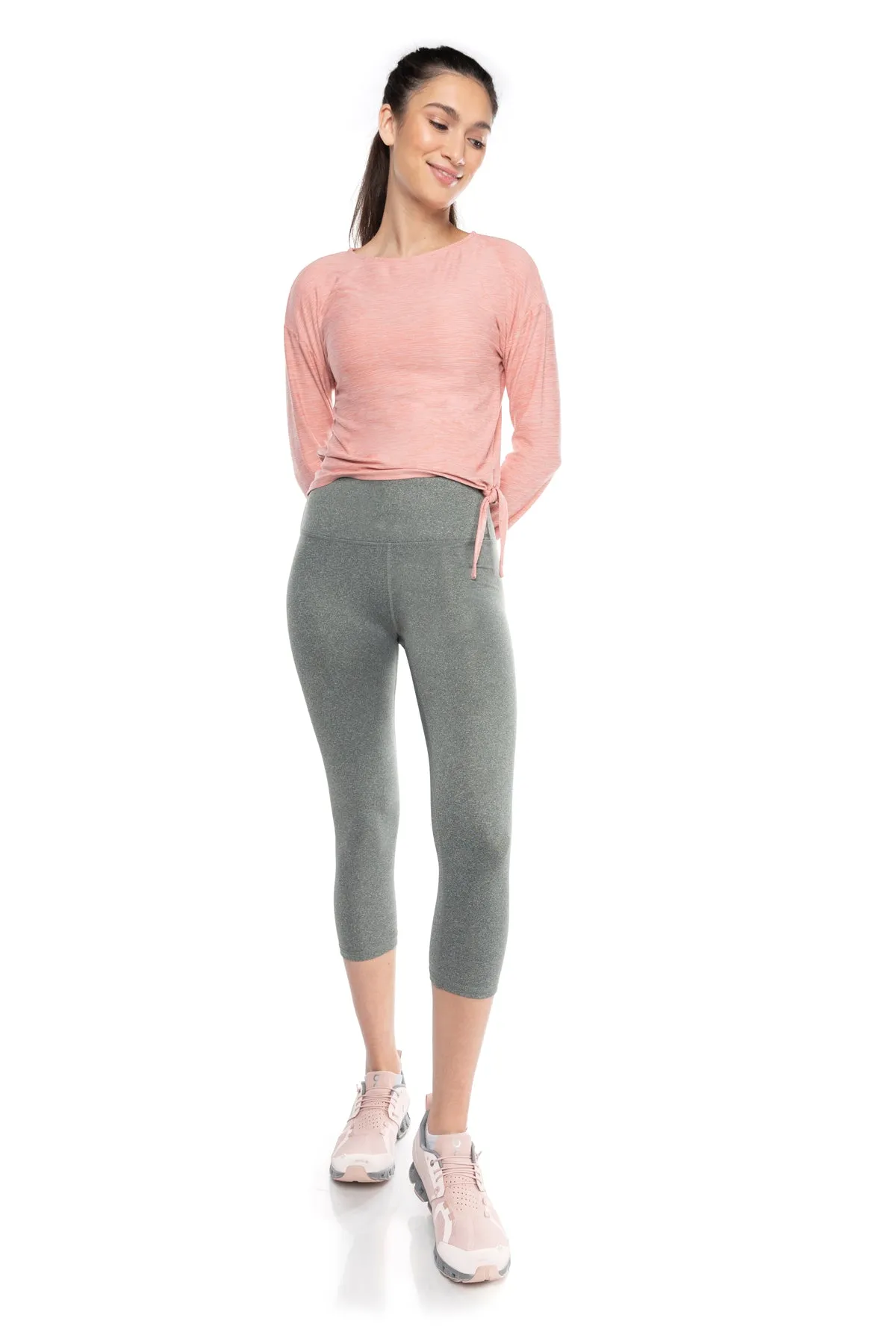 Day-To-Day Side-Tie Long Sleeve Top