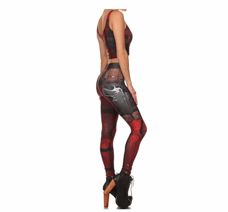 DEADPOOL Compression Leggings for Women