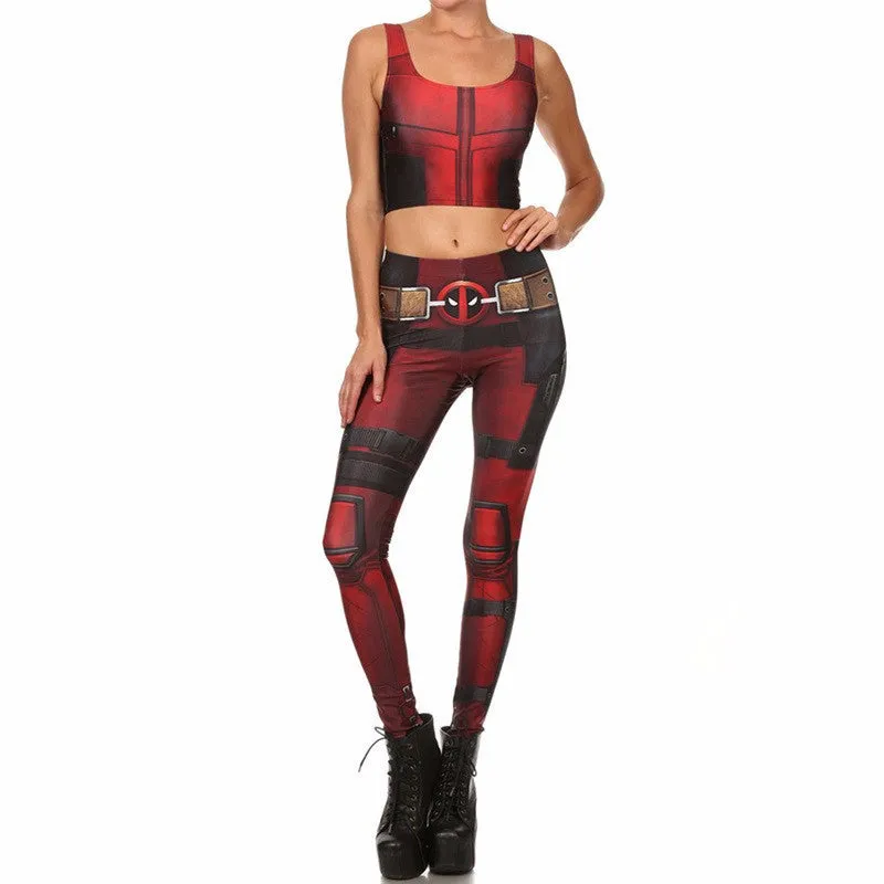 DEADPOOL Compression Leggings for Women