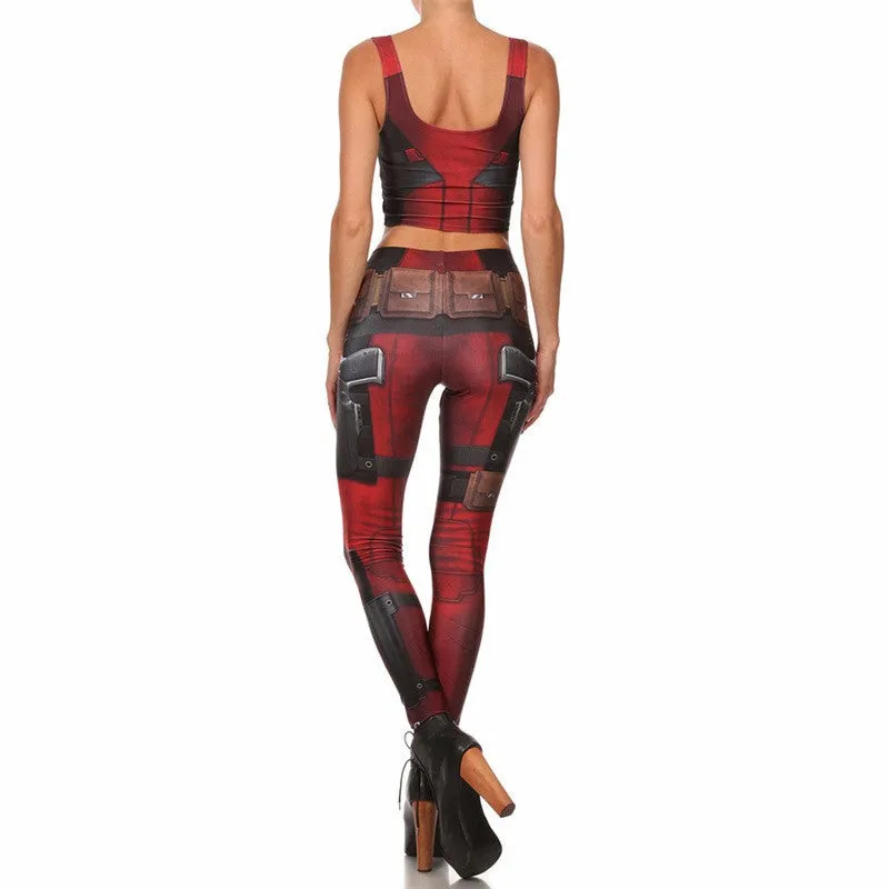 DEADPOOL Compression Leggings for Women