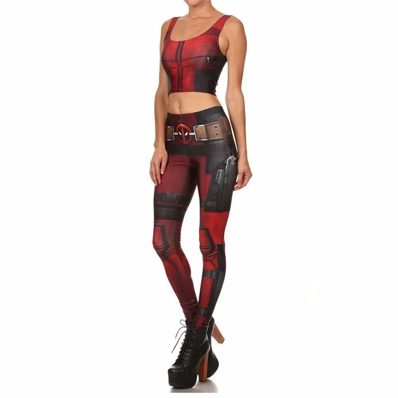 DEADPOOL Compression Leggings for Women