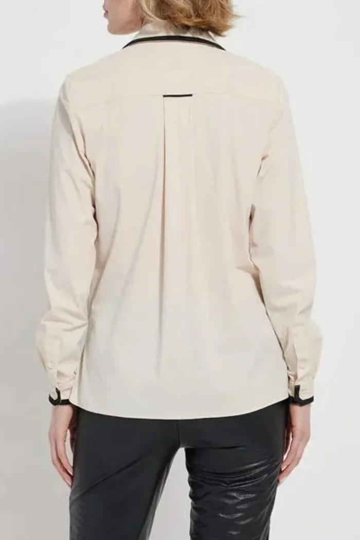 Diana Shirt with Contrast Trim