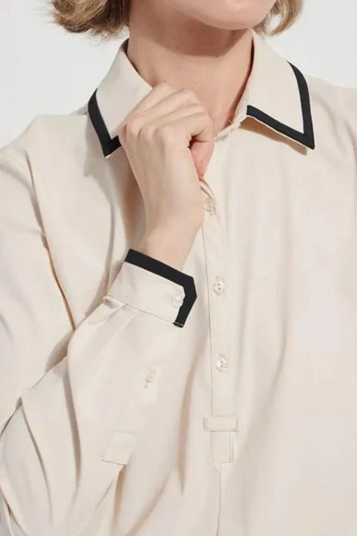Diana Shirt with Contrast Trim
