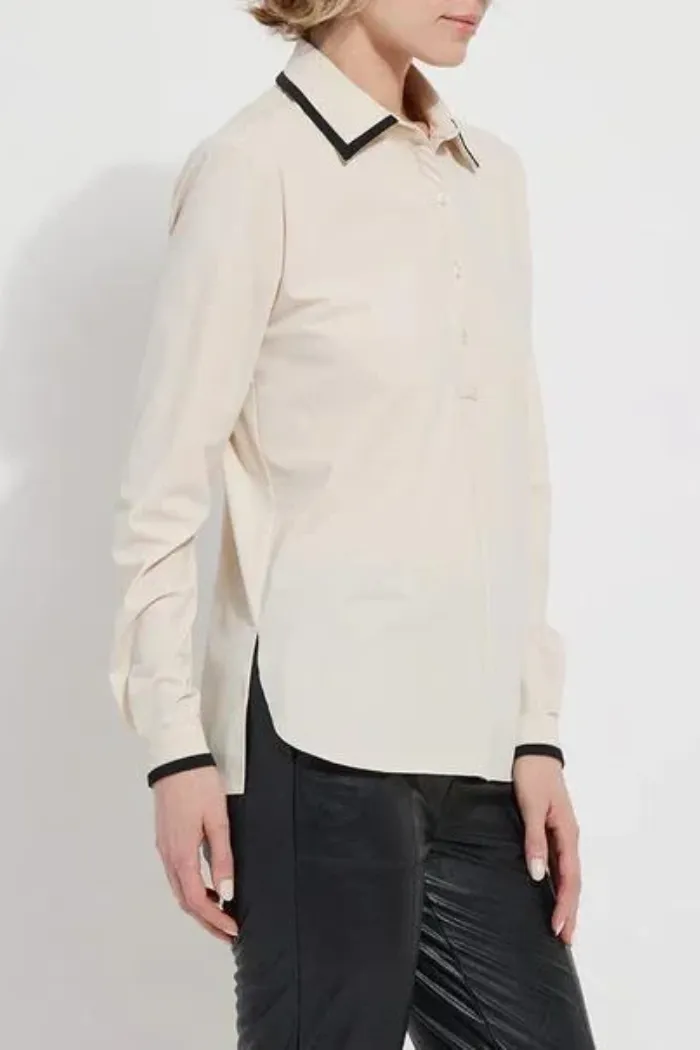 Diana Shirt with Contrast Trim