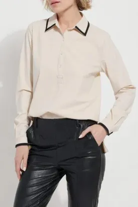 Diana Shirt with Contrast Trim