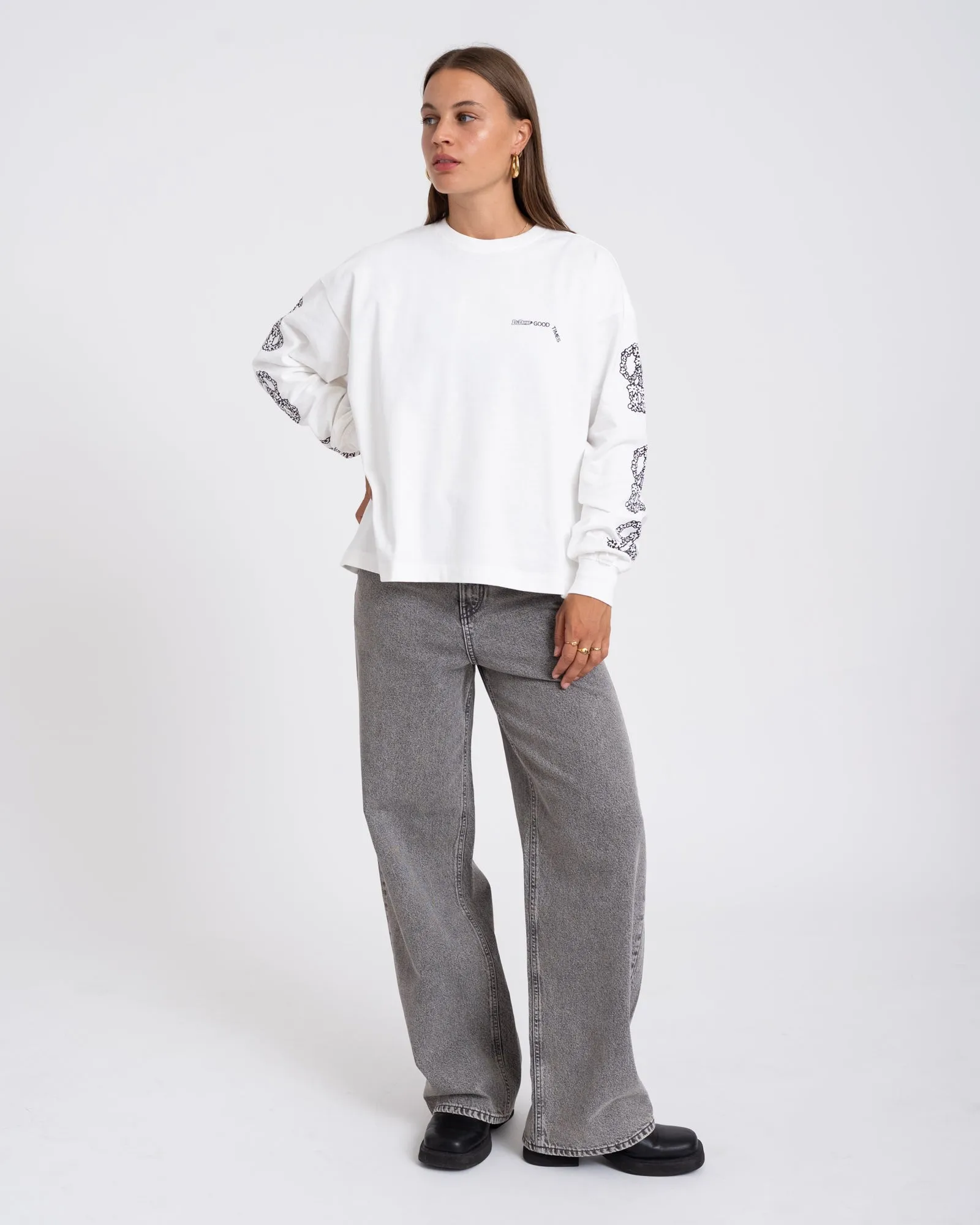 Dr. Denim Lily Longsleeve Off White Peaces