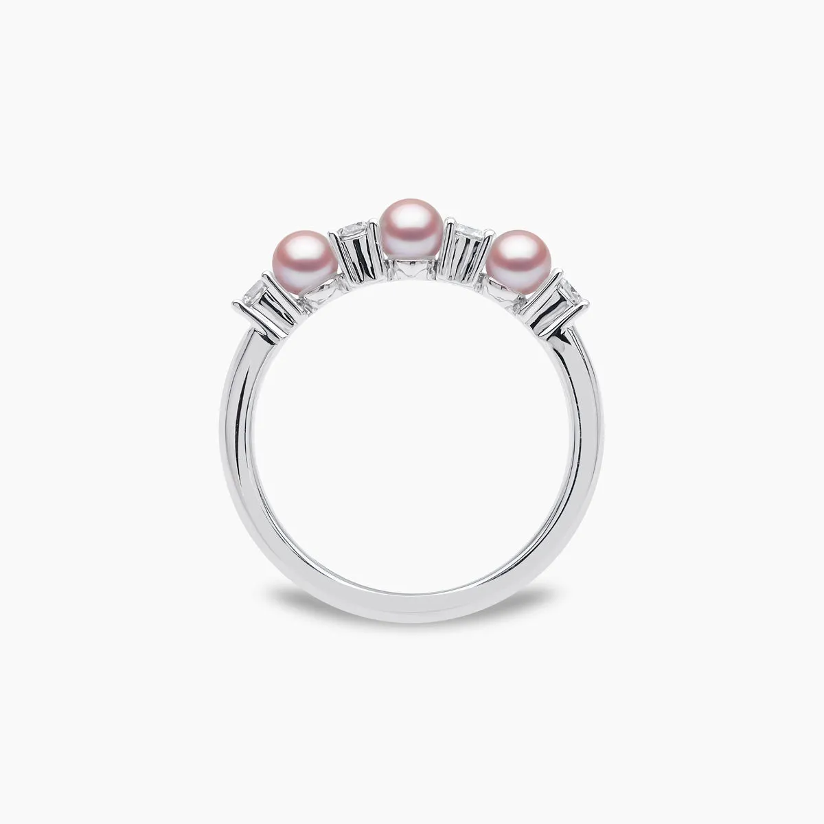 Eclipse 18K Gold Pearl and Diamond Signature Ring