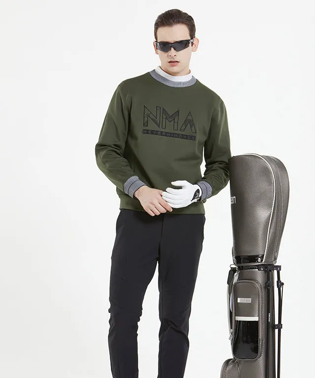 Emma Warm Raised Fleece Crew Neck - Khaki