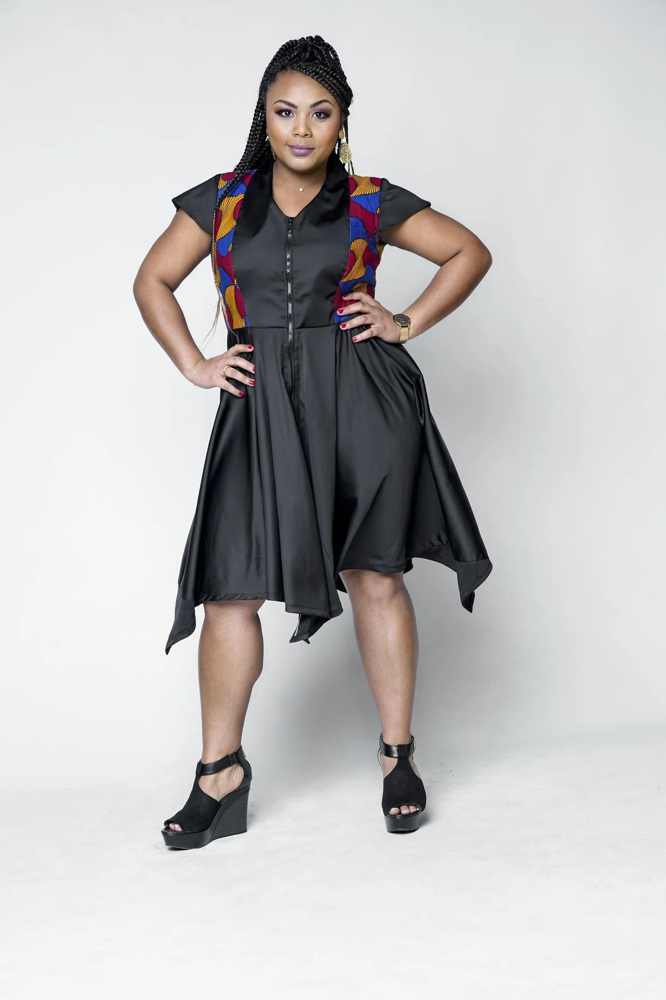 ERICA African Print Dress