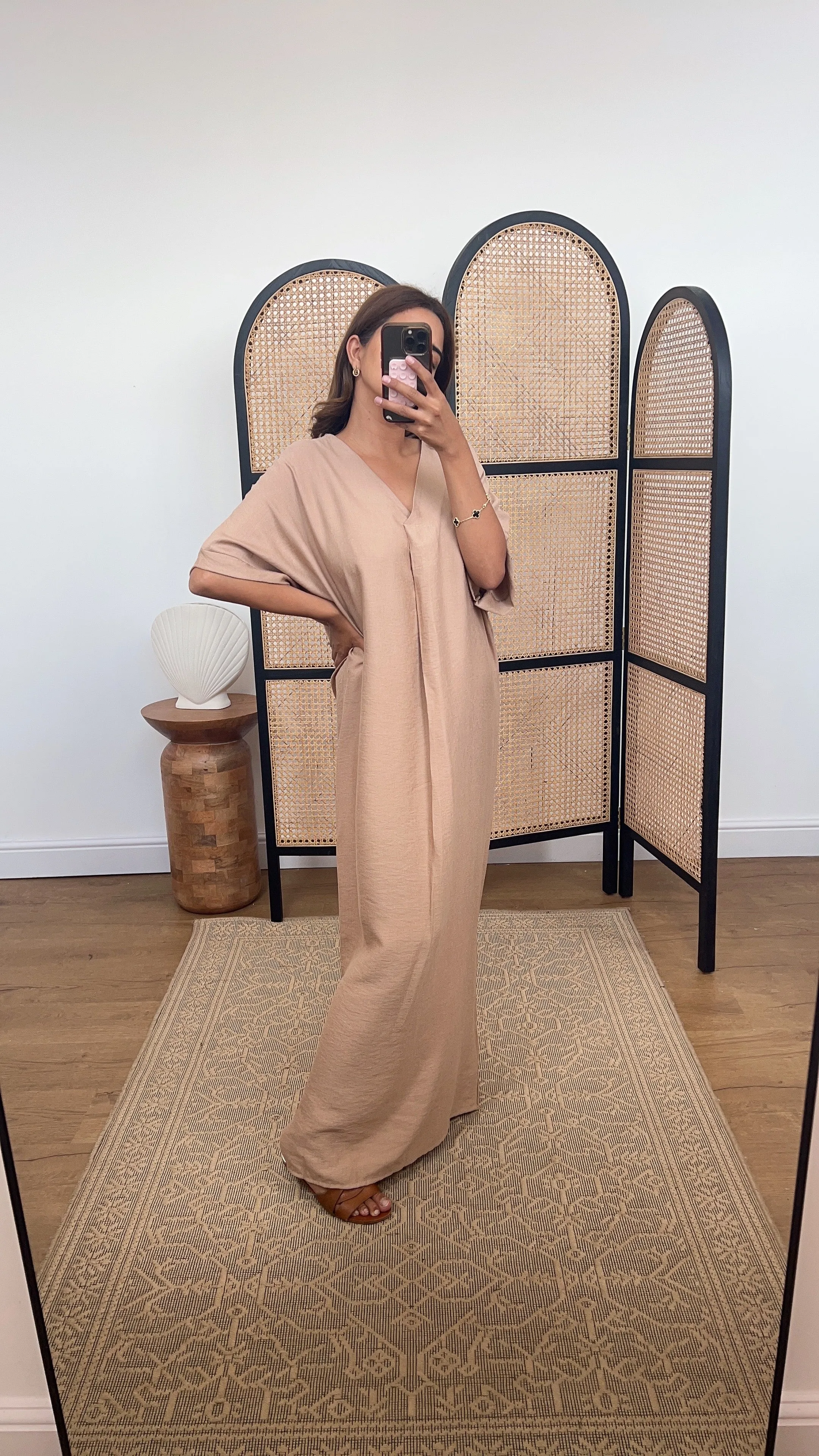 Esana dress camel