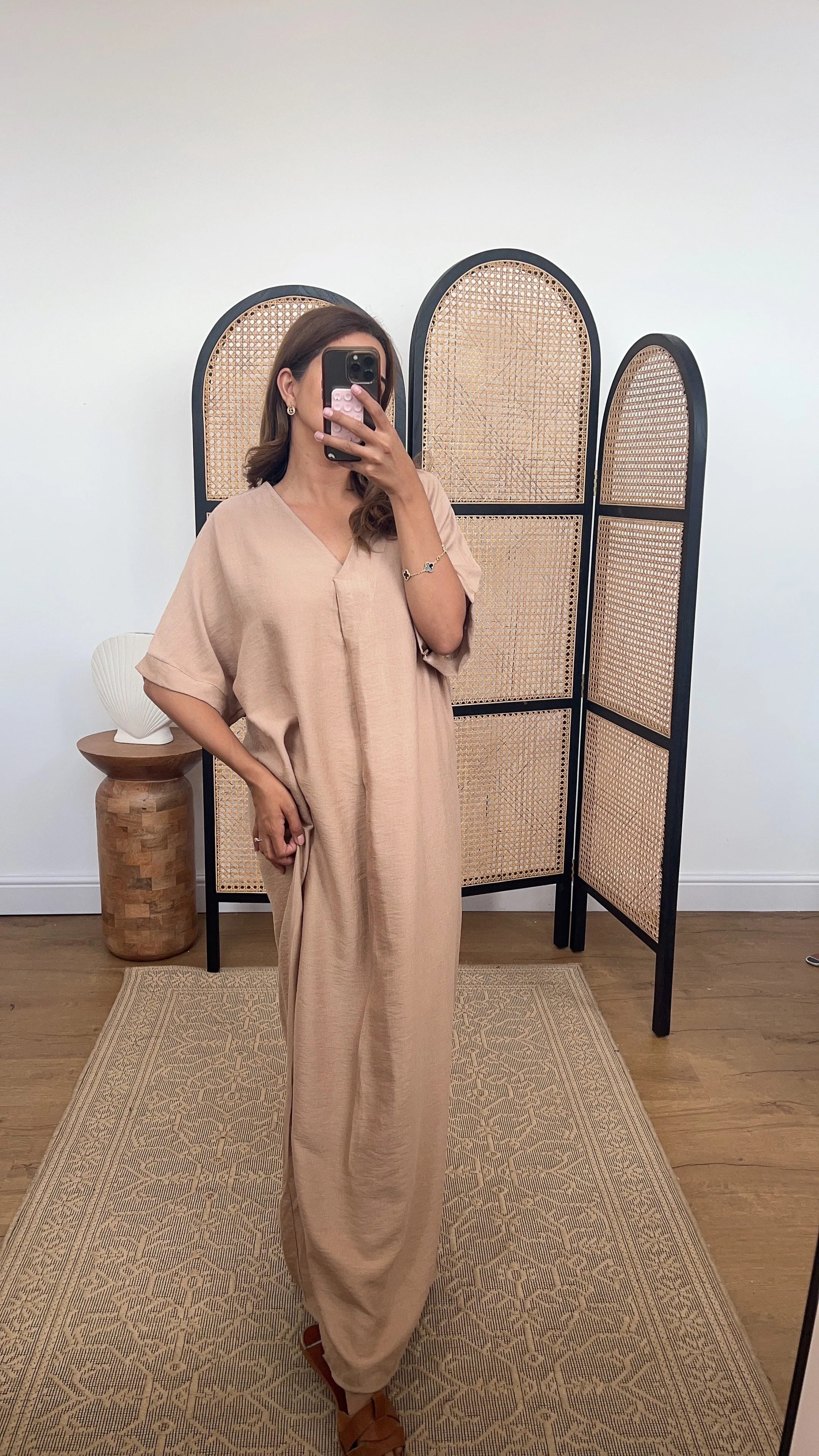 Esana dress camel