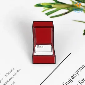 Escape Metallic Lapel Pin