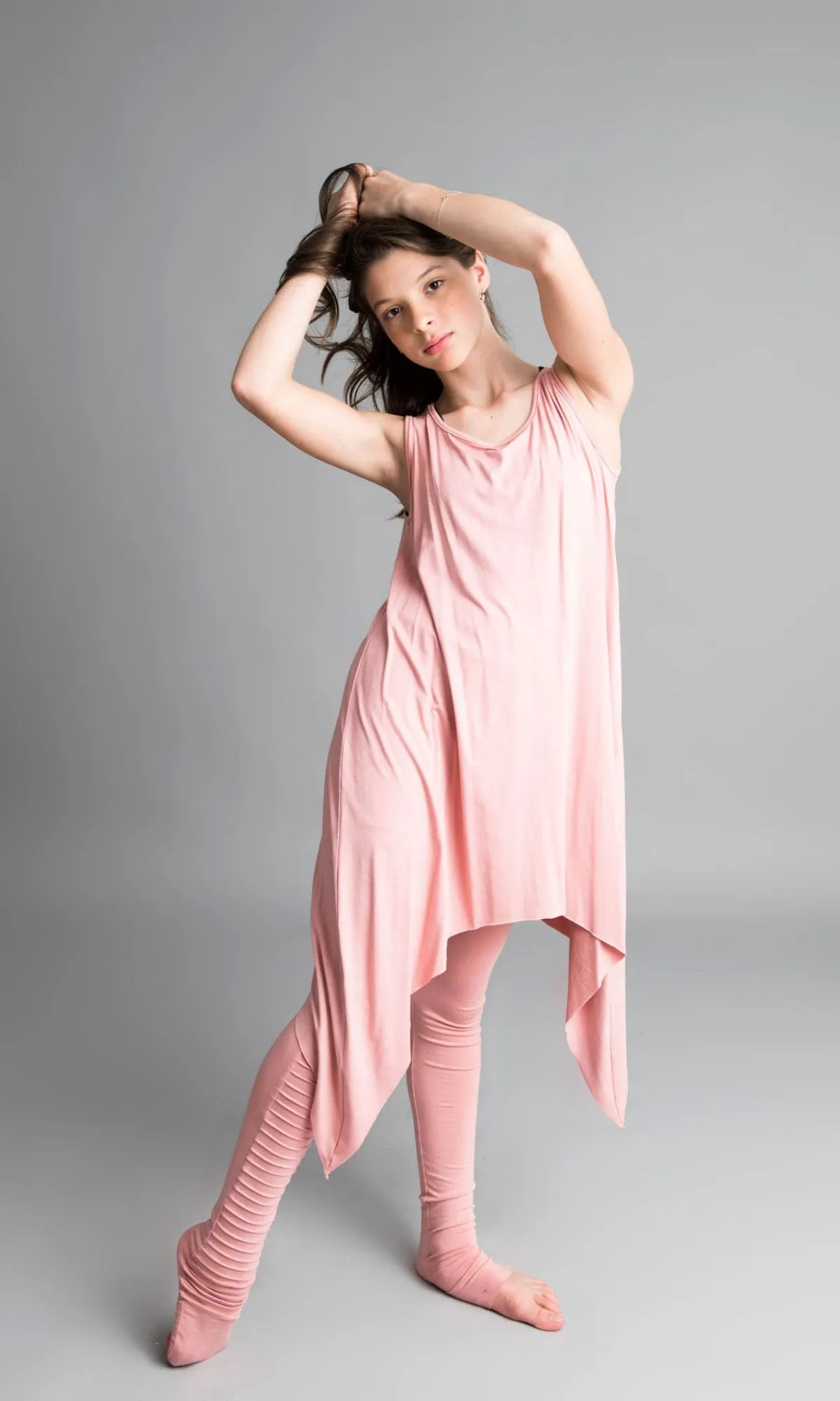 Extra Long Leggings with a Pattern