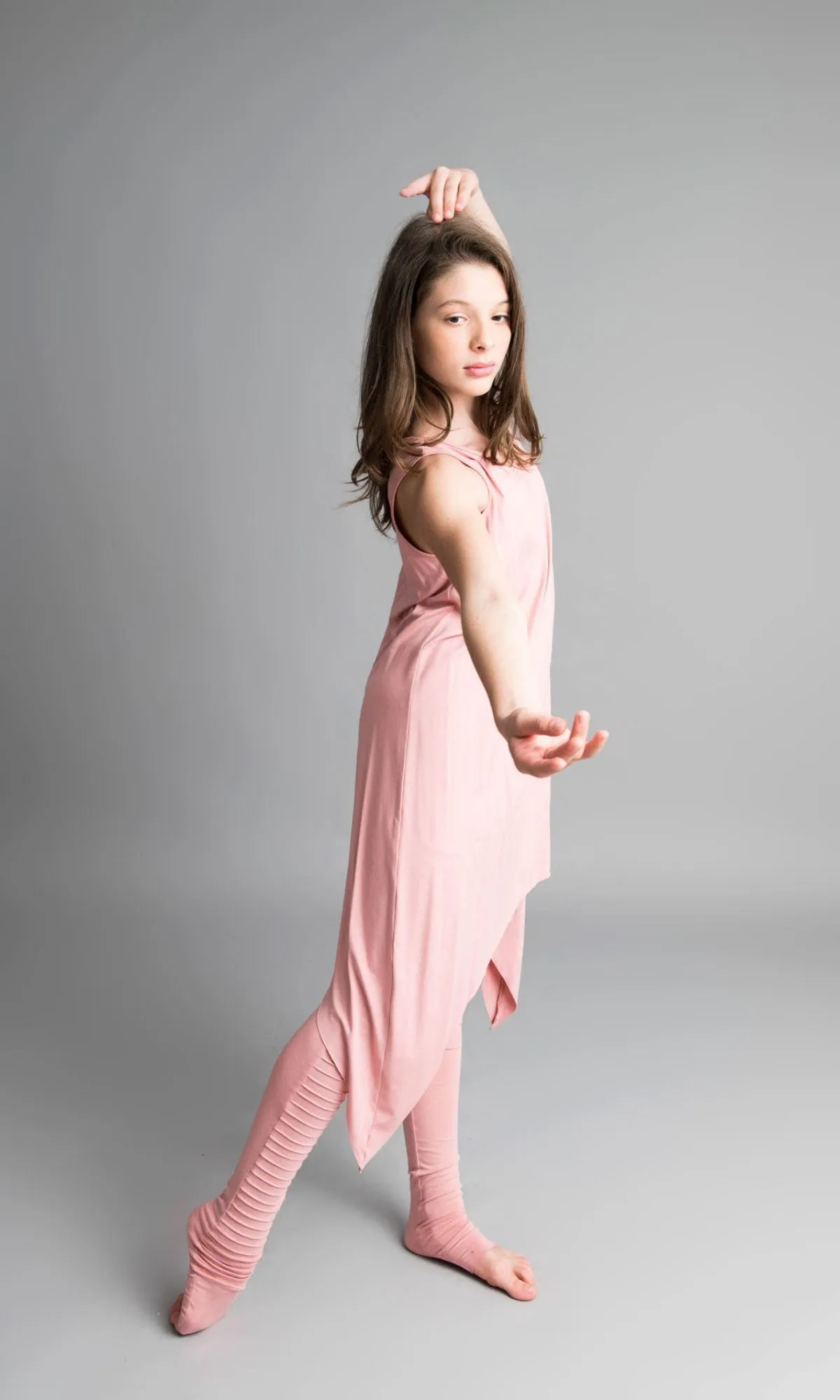 Extra Long Leggings with a Pattern