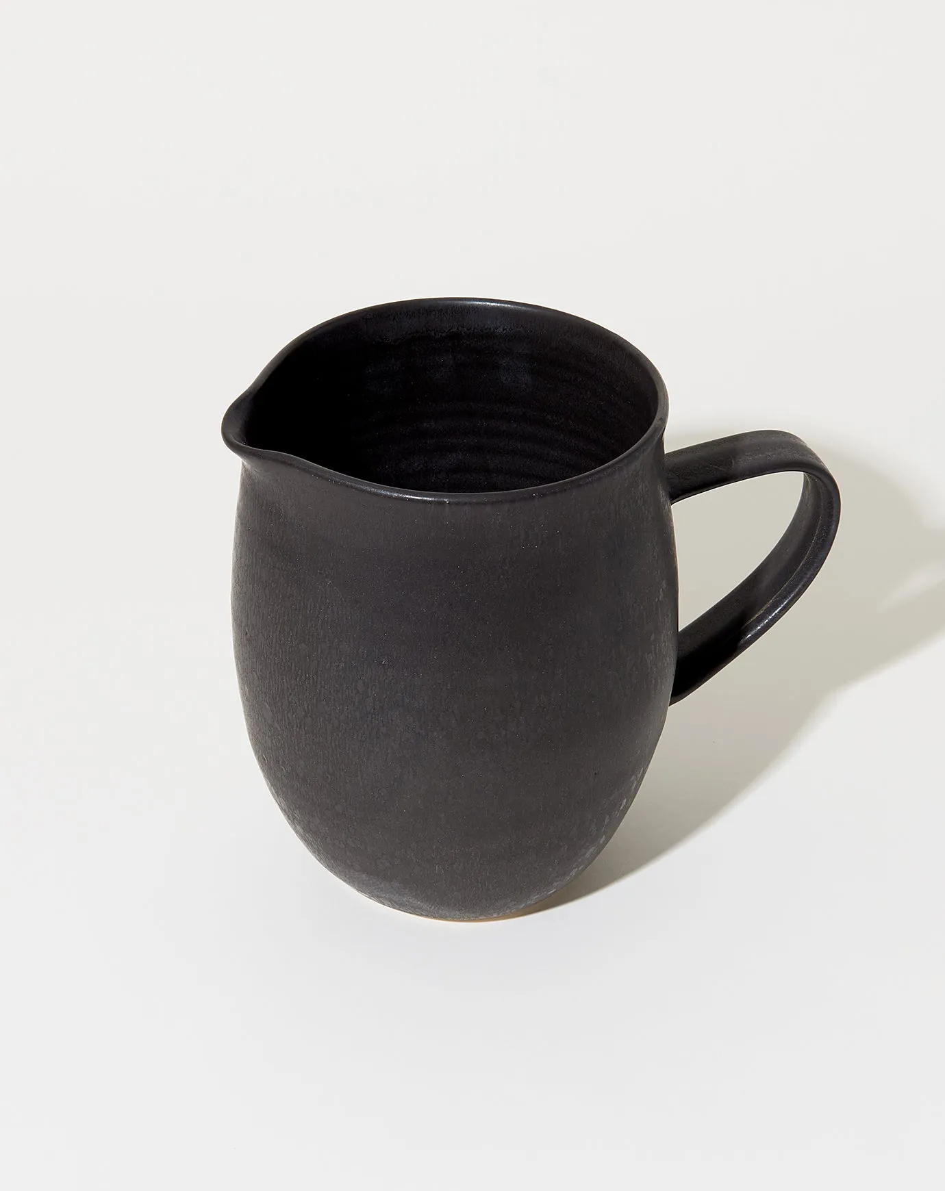 Farmhouse Pitcher in Satin Black