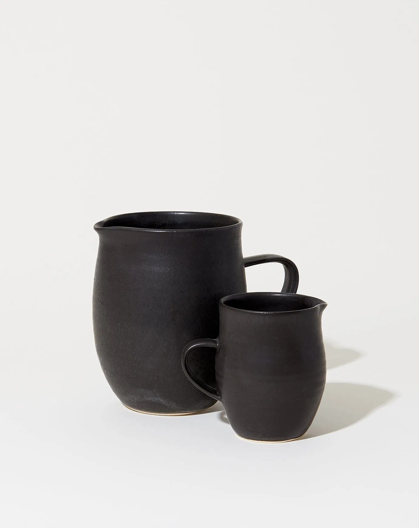 Farmhouse Pitcher in Satin Black