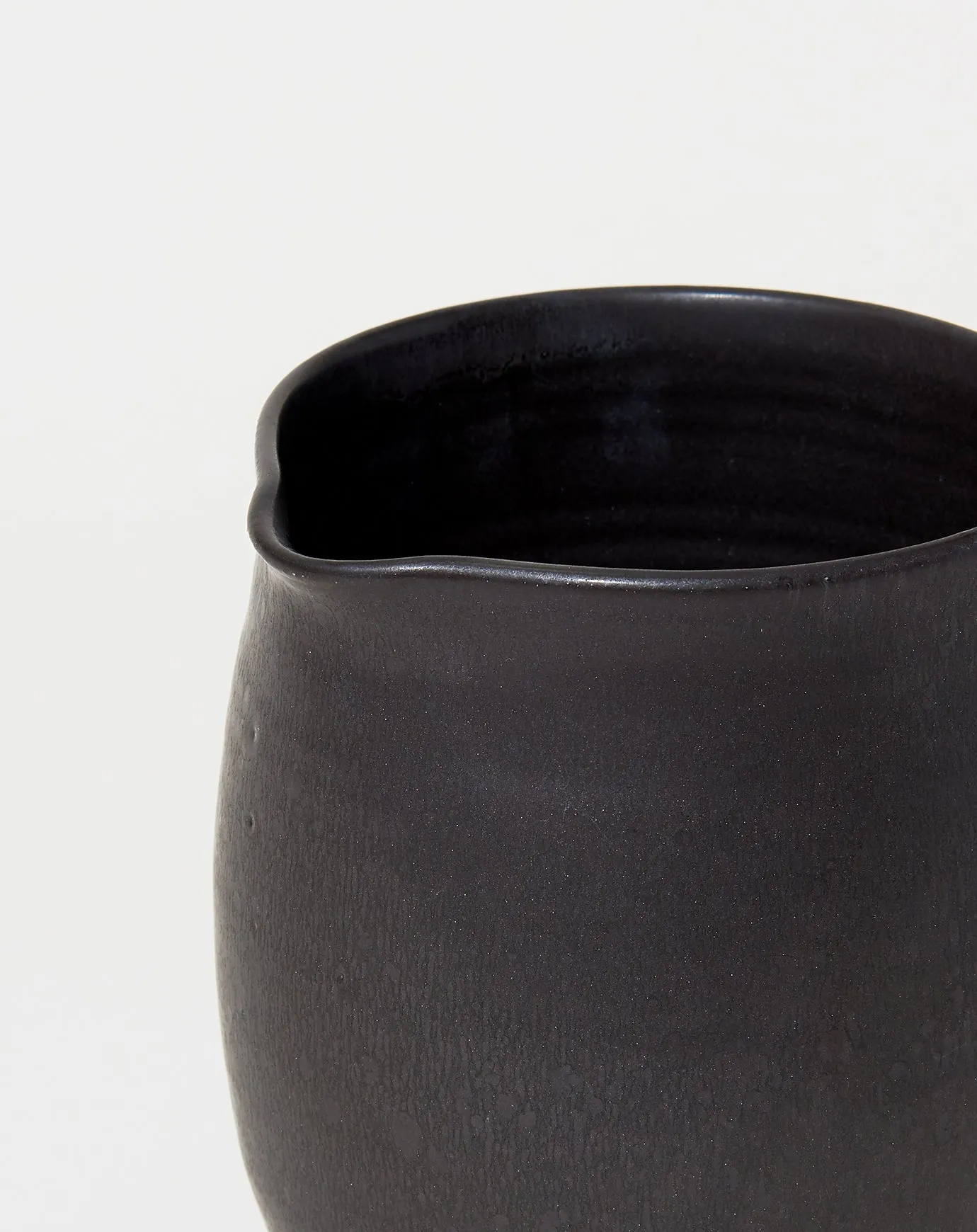Farmhouse Pitcher in Satin Black