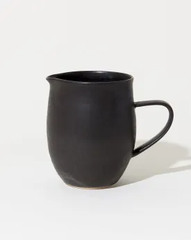 Farmhouse Pitcher in Satin Black