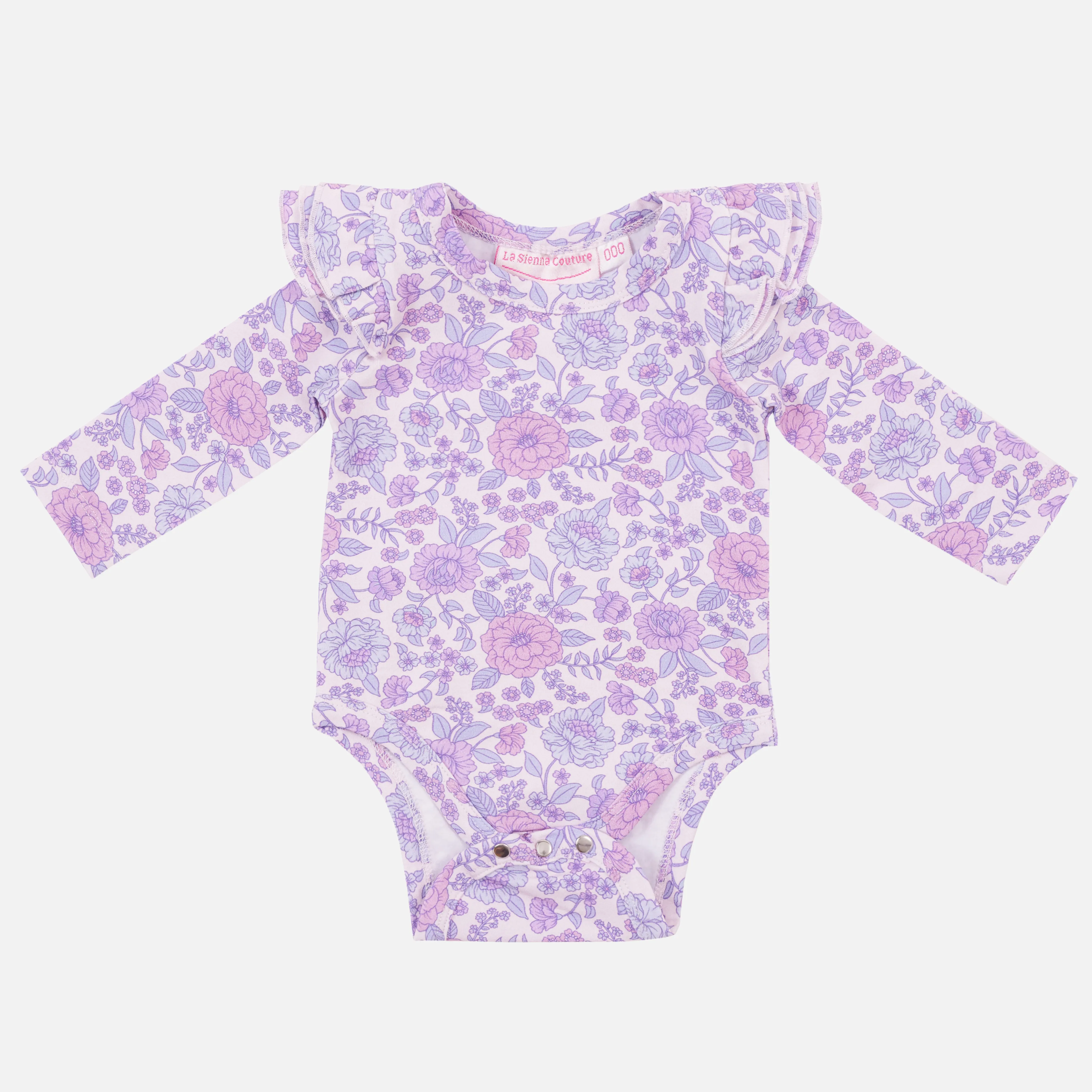 Floral Long Sleeve Flutter - Haven