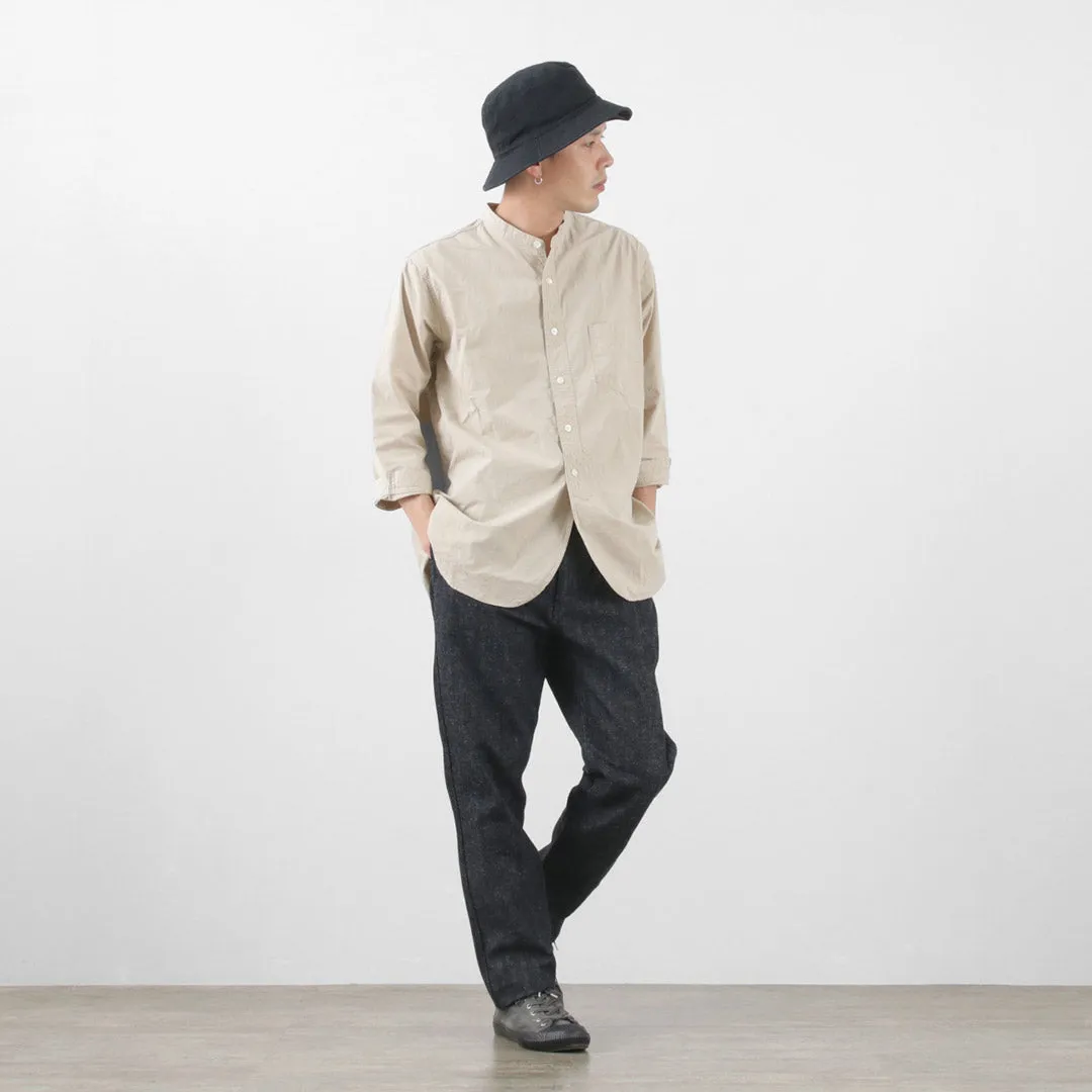 FOB FACTORY / F0516 Cotton hemp herringbone Trouser