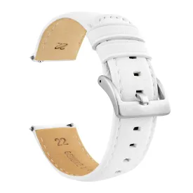 Fossil Q White Pittards Performance Leather White Stitching Watch Band