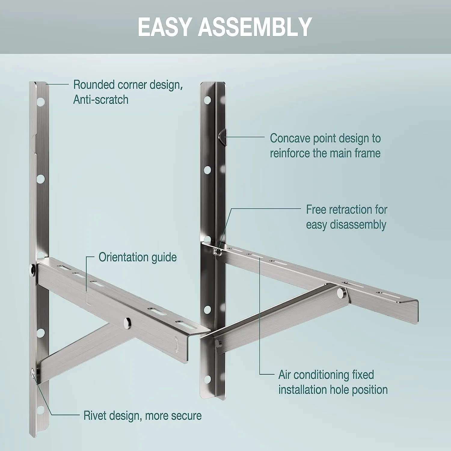 Free Condenser Wall Mounting Brackets ($119.99 Value)