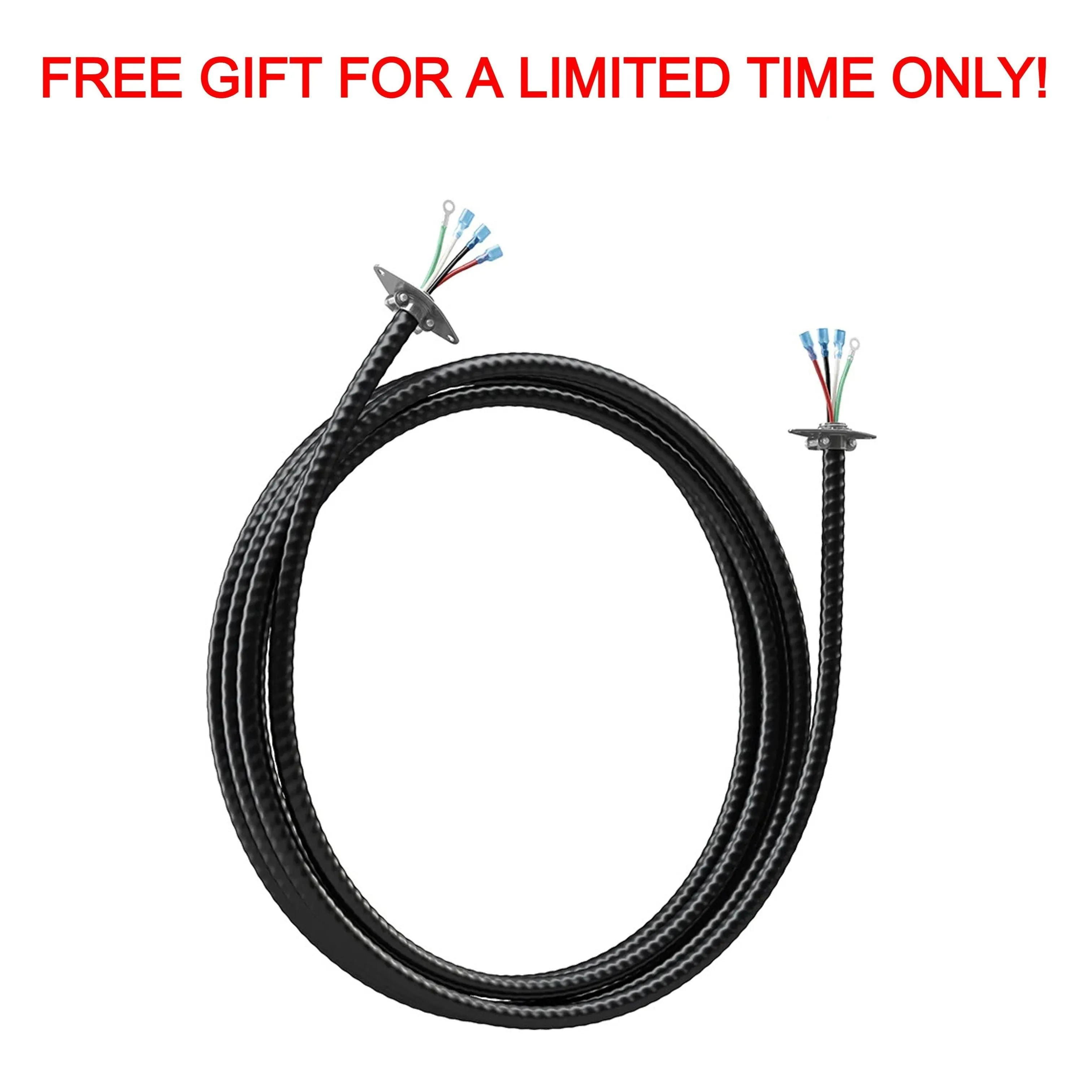 Free MRCOOL® 25 ft DIY PRO Cable - Armoured with Interlocked Aluminum PVC Jacket - Its Weather, Animal, and Garden Tool Proof ($149.99 Value)