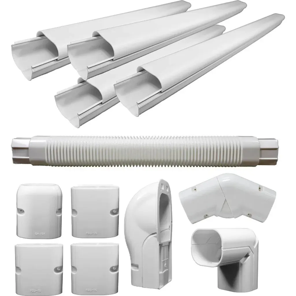 Free Pioneer® Decorative PVC Line Cover Kit for Mini Split Air Conditioners & Heat Pumps ($115.99 Value)
