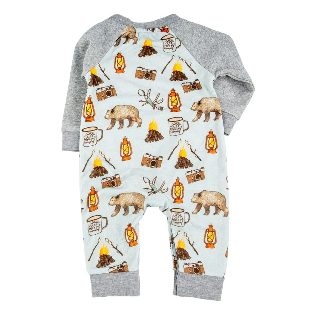 Henry Romper - Big Bear by Miki Miette FINAL SALE
