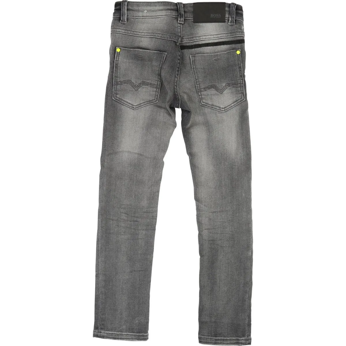 Hugo Boss Boys Grey Denim Jeans J24580