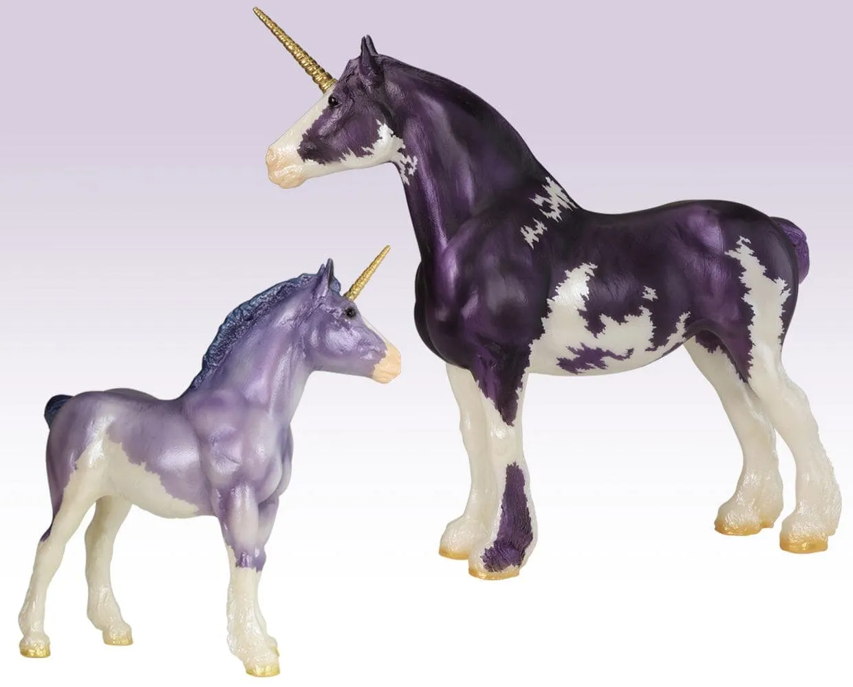 Hyacinth & Wisteria  | Limited Edition | Unicorn Mare & Foal