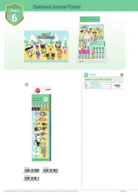 (IBC) UNI Pencil Character series Forest/Mario/Splatoon 3
