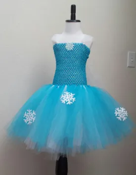 Ice Princess/Snowflake Tutu Dress