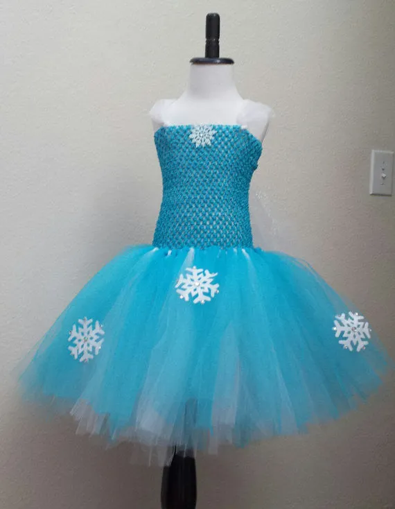 Ice Princess/Snowflake Tutu Dress